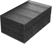 TOGEVAL 2PCS Foam Sheets for Crafts and Packaging Thick Padding Inserts for Shipping and Storage Packing Foam Inserts for Toolboxes and Cases