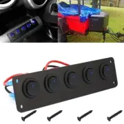 12V Rocker Switch with Illumination for Boat and For Car Lighting Systems