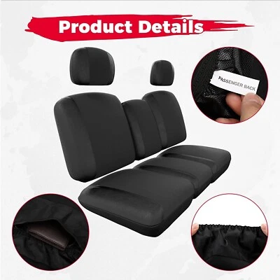 KEMIMOTO 1680D UTV Seat Cover for Can Am Defender HD7 HD9 HD10 DPS 2016-2023