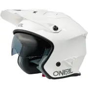 O'NEAL Volt Solid White Trial Helmet