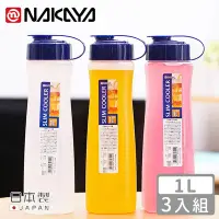 在飛比找Yahoo奇摩購物中心優惠-日本NAKAYA 日本製大容量冷水壺/冷泡壺1L-3入組