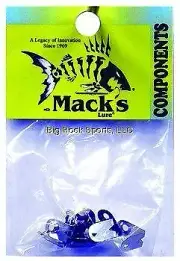 Mack'S Lure Herring Nose Clip Silver 10 Pk Fishing Products
