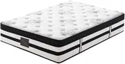 Kingston Slumber Luxury 34cm Double Mattress, Medium Firm, Euro Top, 5-Zone Pocket Spring Foam