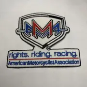Iron Sew On Patch - American ￼Motorcyclist Association BgH