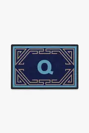 Jonathan Adler Easthampton Monogram Q Doormat