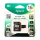 Apacer 宇瞻 16G MicroSD U1 C10 UHS1 Class10 記憶卡 (6.7折)