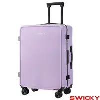 在飛比找HOTAI購優惠-【SWICKY】24吋窄邊框時尚框箱/行李箱/旅行箱/託運箱