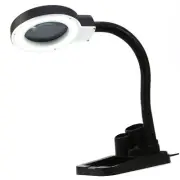40 LED Illuminated Lighting 5X 10X Stand Magnifier & Desk Lamp US Plug US
