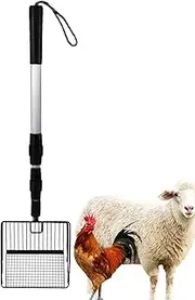 Metal Chicken Litter Scooper, Detachable Cat Scoop Long Handle Scooper Coop Non-Stick Wide Shovel Cleaning SuppliesTools for Sifting Sand and Wood Shavings