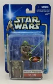 Kit Fisto Jedi Master Star Wars Attack of the Clones 2002 NIB Collection 1