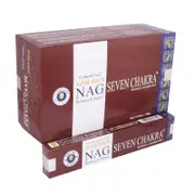 Vijayshree Golden Nag Seven Chakra Incense Sticks - 180 Grams