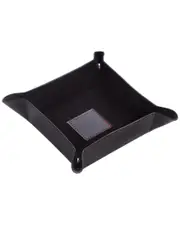 Bey-Berk Black Leather Snap Valet