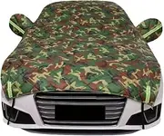 Anti-Hail Car Cover Compatible with Dacia Sandero Stepway Logan MCV Stepway Lodgy Stepway | Professional Customized Thickened Anti-Hail Half Car Cover Snow Dust Scratch Proof(04,Sandero Stepway)