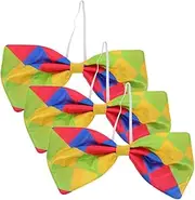 [GLSTOY] 3pcs Clown Bow Ties for Halloween Mask Party Costumes Masquerade Props