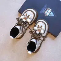 在飛比找蝦皮購物優惠-限時促銷兒童馬丁靴2022秋季新款女童英倫風短靴中大童時尚公