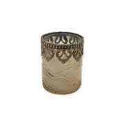 Moroccan Style Tealight Holder Cream D7x8.5cm