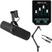 TC-Helicon GoXLR Mini Mixer and Shure SM7B Microphone Streaming Bundle