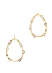 Kenneth Jay Lane Crystal-embellished Drop Earrings - Gold ONE SIZE