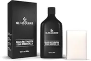 [GLASSGUARD] Glass Restoration Stain Remover to Clean Shower Doors | Glass Cleaner for Hard Water Stains, Water Spot, Soap Scum & Limescale | 550ML