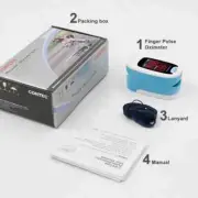 CMS50M Fingertip Pulse Oximeter Blood Oxygen Spo2/PR Monitor LED Batteries Inc.
