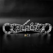 Fixed Cangue Wrist Ankle Restraint Clear Crystal Handcuffs Fetters Yoke