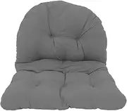 TOYANDONA Hanging Chair Cushion for Outdoor Use Deep Grey Replacement Cushion for Rocking Chairs Soft and Durable Design for Loungers and Swings