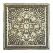 Decorative tin wall tile Artistic 3D ceiling tile saloon PL17 Ancient gold 10pcs