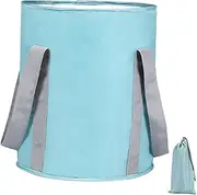 kokiya Portable Soaking Feet Bath Bag, Travel Foot Bath Tub 21L, Foot SPA Soaking Feet Home Pedicure Basin for Soaking Feet Camping, Blue