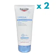 Eucerin Omega Balm Cream Soothing Dry Skin Sensitive Skin Daily 200 g x 2