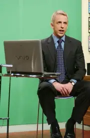Snl Seth Meyers as Anderson Cooper during "Anderson Cooper 360" sk- Old Photo 1