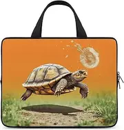 Laptop Case Sleeve Shockproof Computer Carrying Bag Tortoise Turtle Jumping Laptop Bag Tote Lightweight Notebook Case Cover Traveling Briefcase Handle Bags for Travel Business 17inch