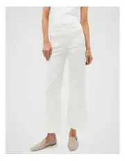 [Seed Heritage] Core Wide Leg Pocket Jean in Cream