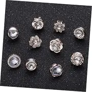 [CATIEBYE] Safety Brooch Exquisite Buttons 20pcs Pearl Decor Brooch for Women Girls Fashion Jewelry Set