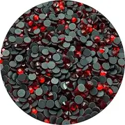 Hotfix Rhinestones, 1000pcs SS20 4.8mm Flatback Round Crystal Glass Rhinestones for Crafts Clothes Shoes Shirts Cups Decoration(Red)