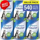 Lint Roller Refills 6 Pack Extra Sticky 540 Sheets Pet Dog Cat Hair Remover