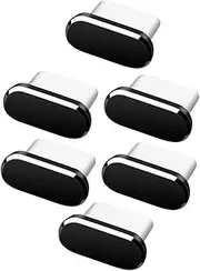COMNESTBI 6Pcs Type C Dust Plugs USB C Charging Port Covers Durable Protection for Phone Accessories Compatible with All USB C Devices Easy Installation Stylish Design