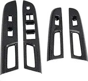 Rynplex Window Glass Lift Button Trim Switch Cover Door Armrest Panel, for Subaru, WRX WRX STI 2015-2020 LHD Window Control Trim Car Window Lift Switch Cover