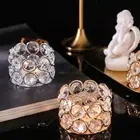 8Pcs Hollow Tealight Candle Holders Silver/Gold Tea Lamp Container Party