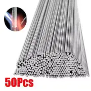 50pcs 1.6MM x 33CM Aluminum Solution Welding Flux-Cored Rods Wire Brazing Rod US