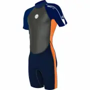 Alder Junior Impact 3/2mm Shorty Wetsuit - Orange WS22JIS