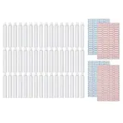 48 Pcs Empty Aluminum Paint Tubes 20Ml Paint Tubes for Making Paint and Sto L2K1