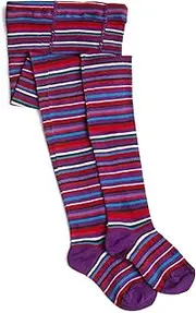 [Jefferies Socks] Little Girls' Multi Stripe Tights
