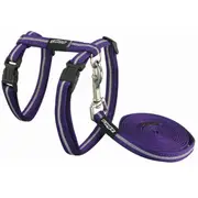 Rogz Alleycat Cat Harness & Lead Set Purple
