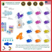 Silicone Ear Plugs Reusable Noise Reduction for Sleeping Water Sports Travel