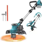 Cordless String Trimmer for M-Akita 18V Battery, Folding 3 in1 Weed Eater with