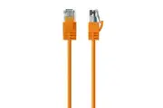 Cruxtec Ultra-Thin CAT6A U/UTP Ethernet Cable - Orange 1m (RF6A-010-OR)