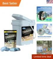 Commando Black Tank Cleaner, 40 Pack Drop-Ins