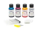 Hyrax Trading Premium Combo Ink Refill Kit for HP 60/61/62/63/64/65/67/XL 30ml