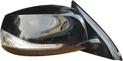 Car Side Rearview Mirror Assembly Accessories Compatible For Infiniti QX60 2012-2016 Auto With Camera Electric Folding LED Turn Signal(Brown)