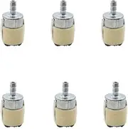 6pcs 125-527 Fuel Filter for ECH String Trimmer SRM210 GT200 SRM225 SRM210 SRM2100 GT225 PAS225 PB200 Fit Chainsaw Brush Cutter(A)